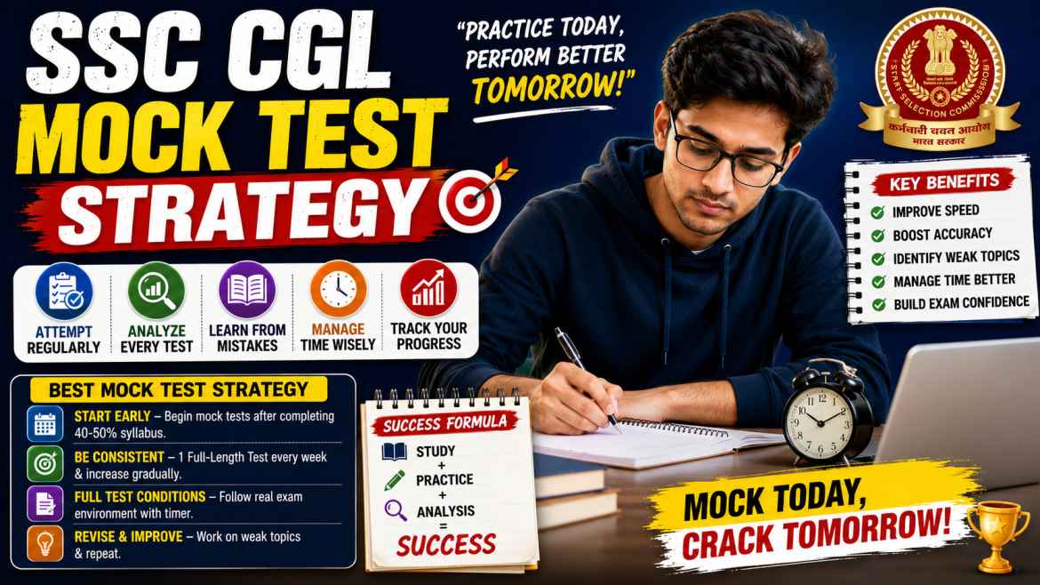 SSC CGL Mock Test Strategy: How to Use Mock Tests to Score Higher in 2026