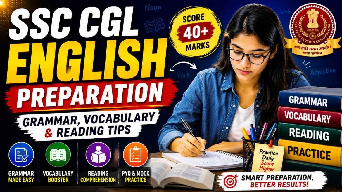 SSC CGL English Preparation 2026: Grammar, Vocabulary & Reading Tips