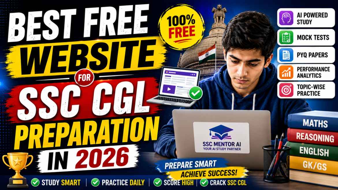 Best Free Website for SSC CGL Preparation in 2026