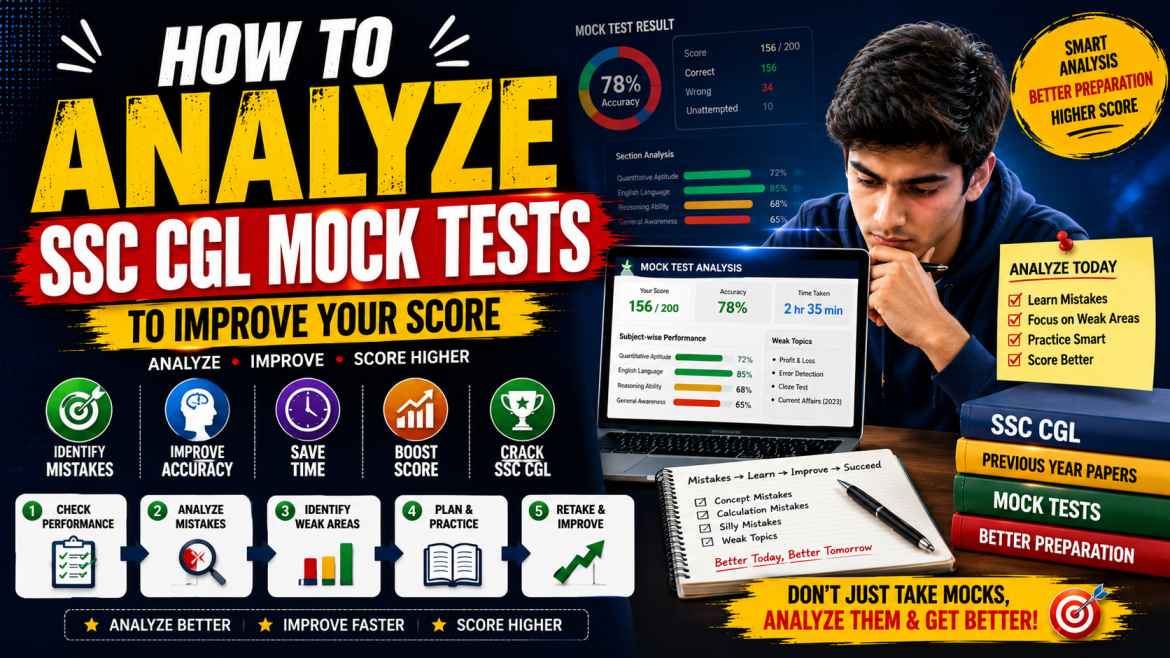 How to Analyze SSC CGL Mock Tests to Improve Your Score (2026 Guide)