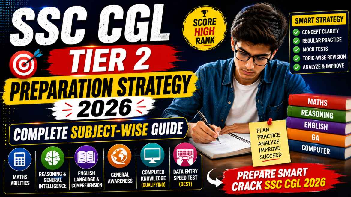 SSC CGL Tier 2 Preparation Strategy 2026: Complete Subject-Wise Guide