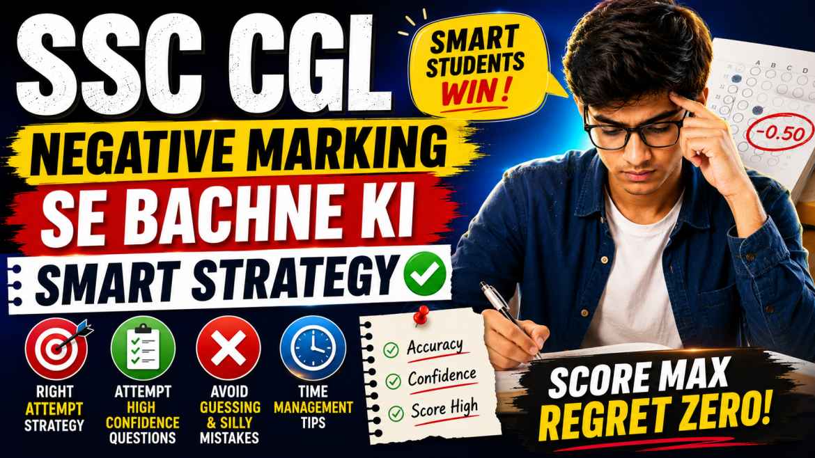 How to Avoid Negative Marking in SSC CGL: Smart Attempt Strategy (2026 Guide)