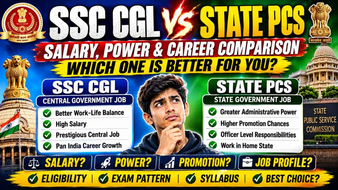 SSC CGL vs State PCS